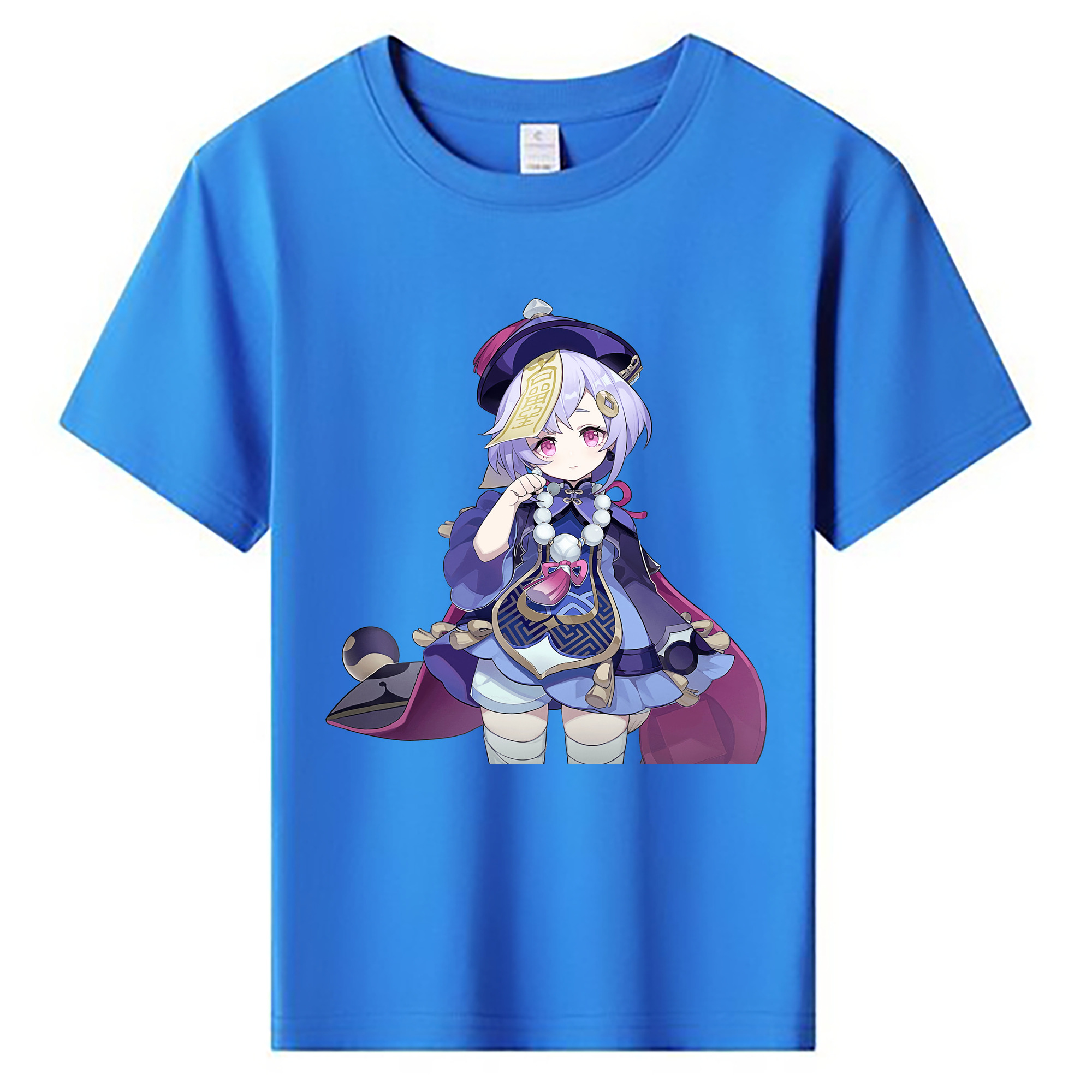 げんし神 七七 なな  genshin Nana 綿100％キッズTシャツ（フロントプリント）